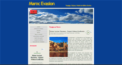 Desktop Screenshot of maroc-evasion.info